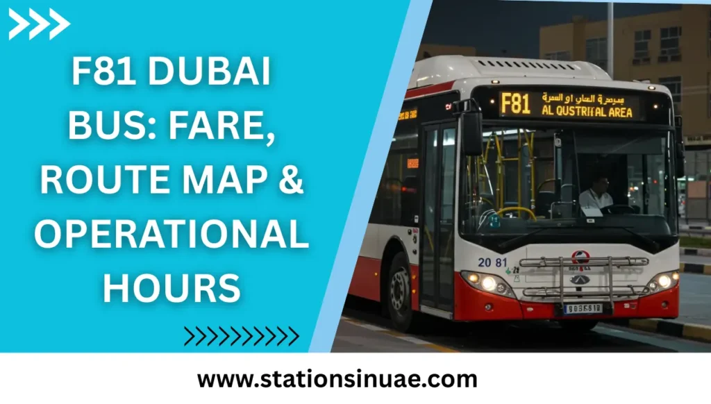 F81 Bus Dubai