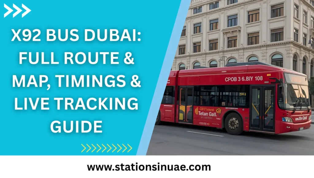 X92 Bus Dubai