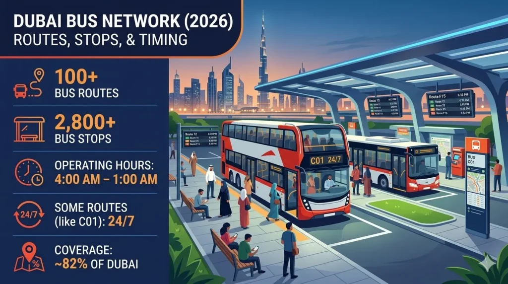dubai bus network