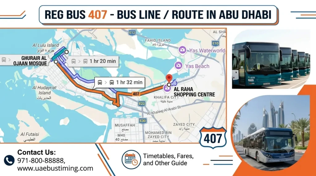 407 bus route abu dhabi