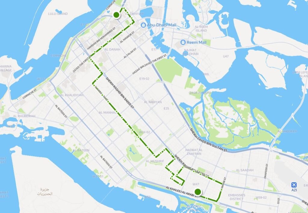 Bus Route map