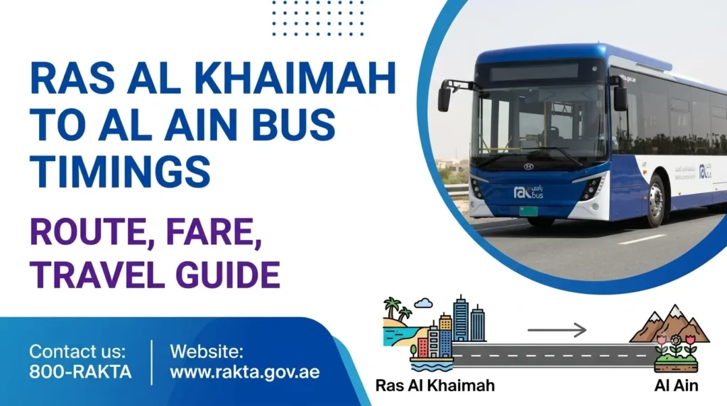 Ras Al Khaimah to Al Ain Bus Timings
