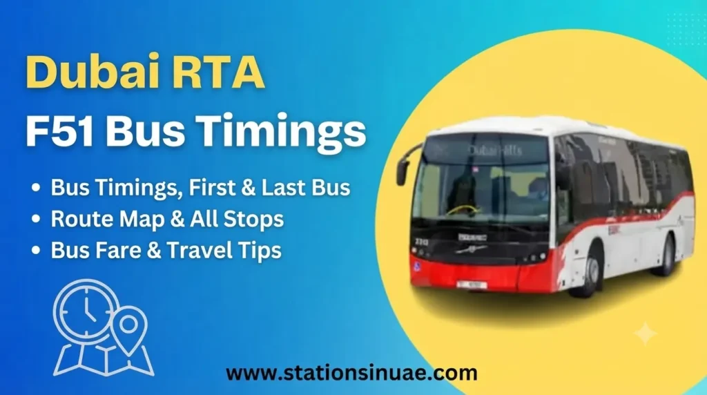 dubai rta f51 bus timings