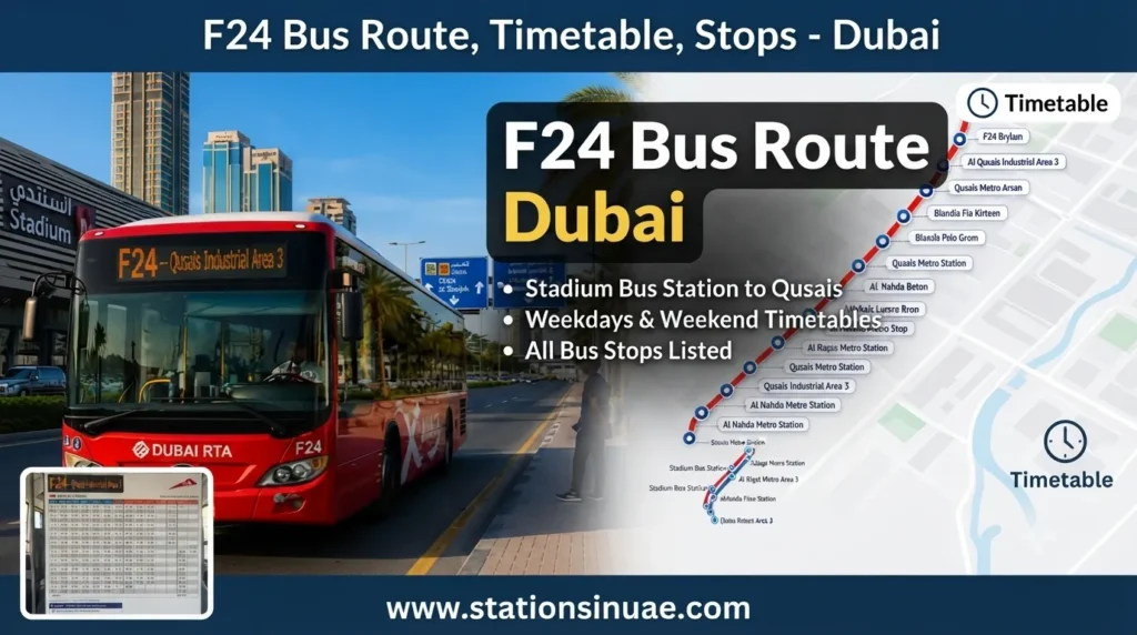 f24 bus route, timetable, stops