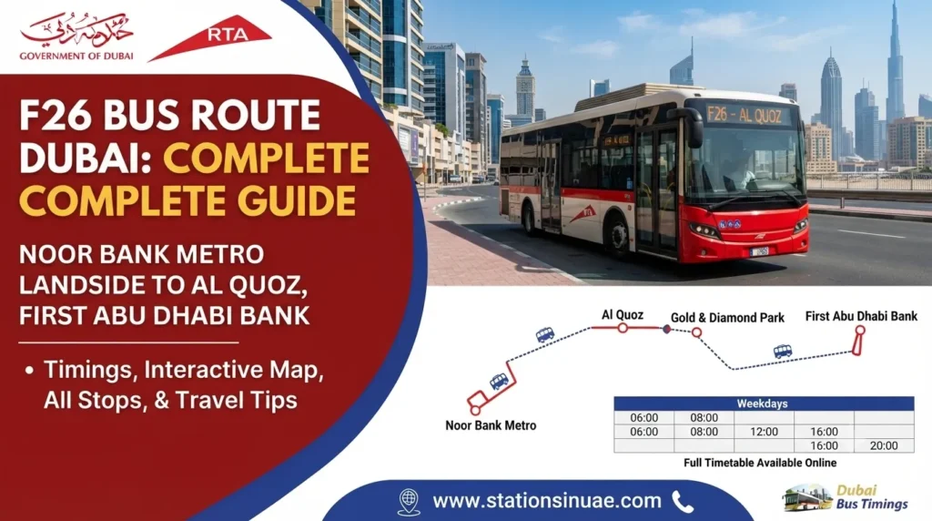 f26 bus route dubai complete guide