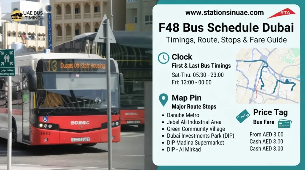 f48 bus schedule & route