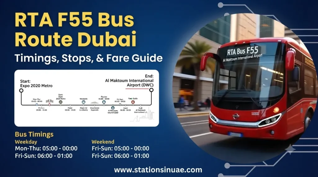 f55 bus route dubai