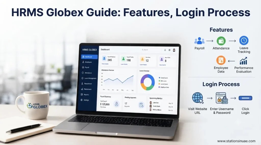 hrms globex guide features login process